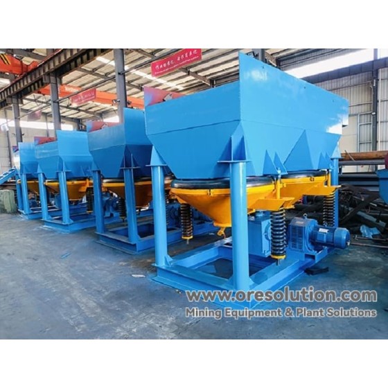 خط إنتاج وعملية إثراء خام الزئبق الخام